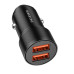 Borofone Araç Çakmak Şarj Cihazı Dual Port USB-A Çıkışlı 5V / 2.4A Total output 12W